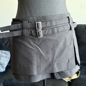 Forever 21 Black Belted Women Shorts